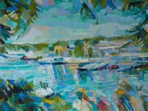 Dana Cowie © Oil Painting - Tobermory Ontario Canada